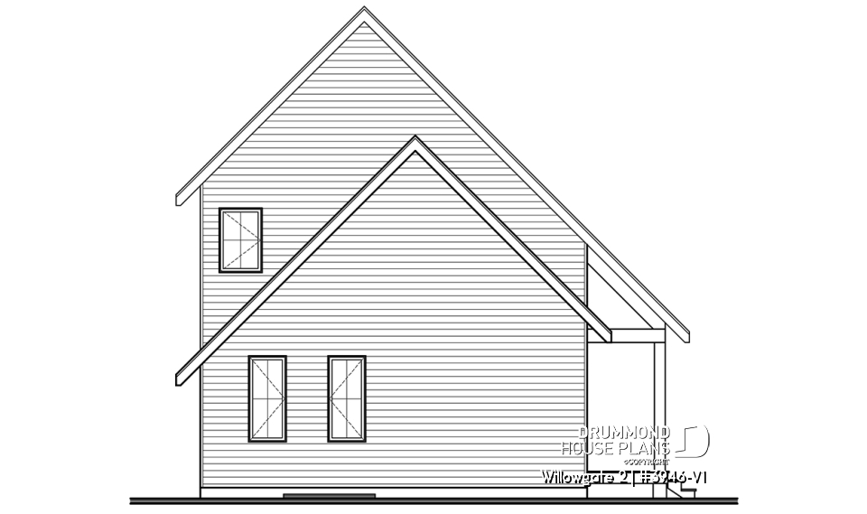 rear elevation - Willowgate 2