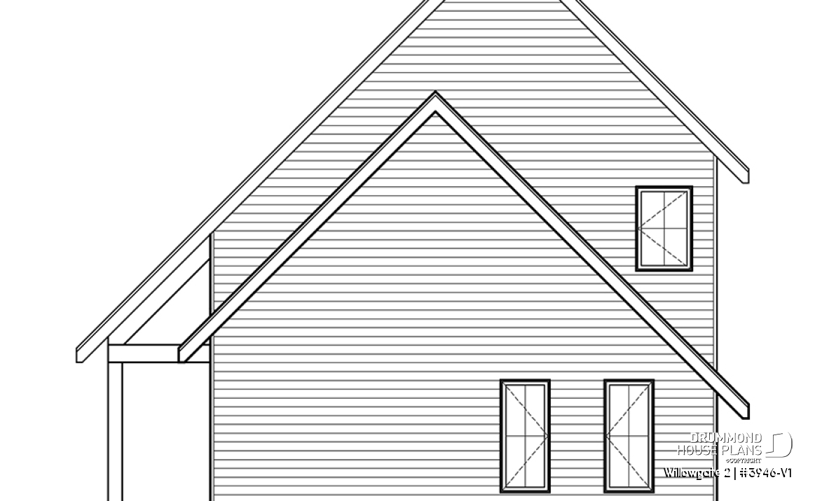 rear elevation - Willowgate 2