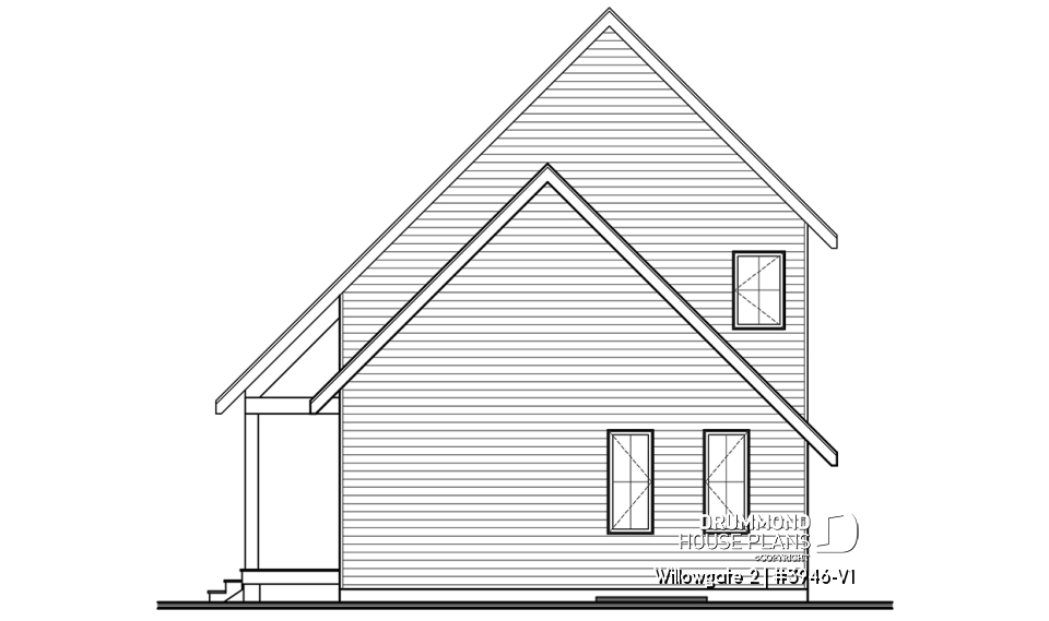 rear elevation - Willowgate 2