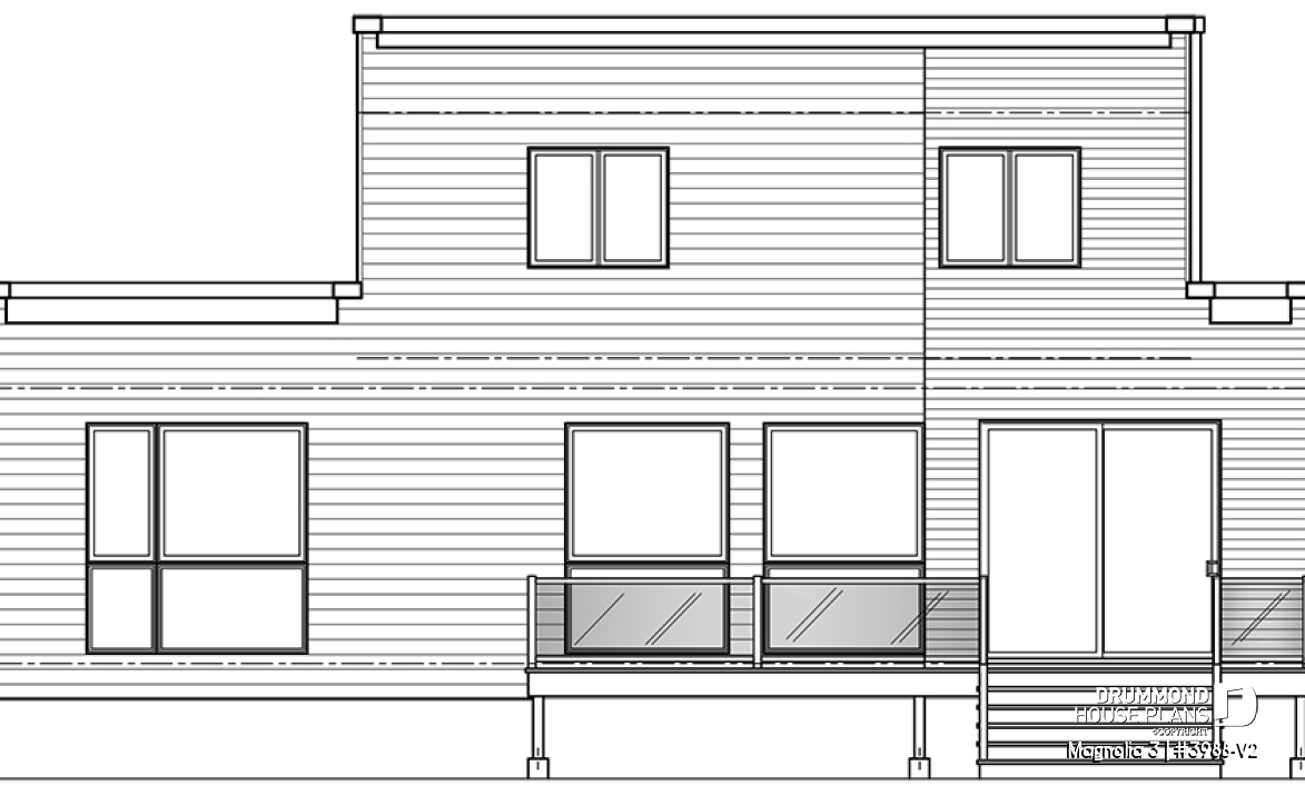 rear elevation - Magnolia 3