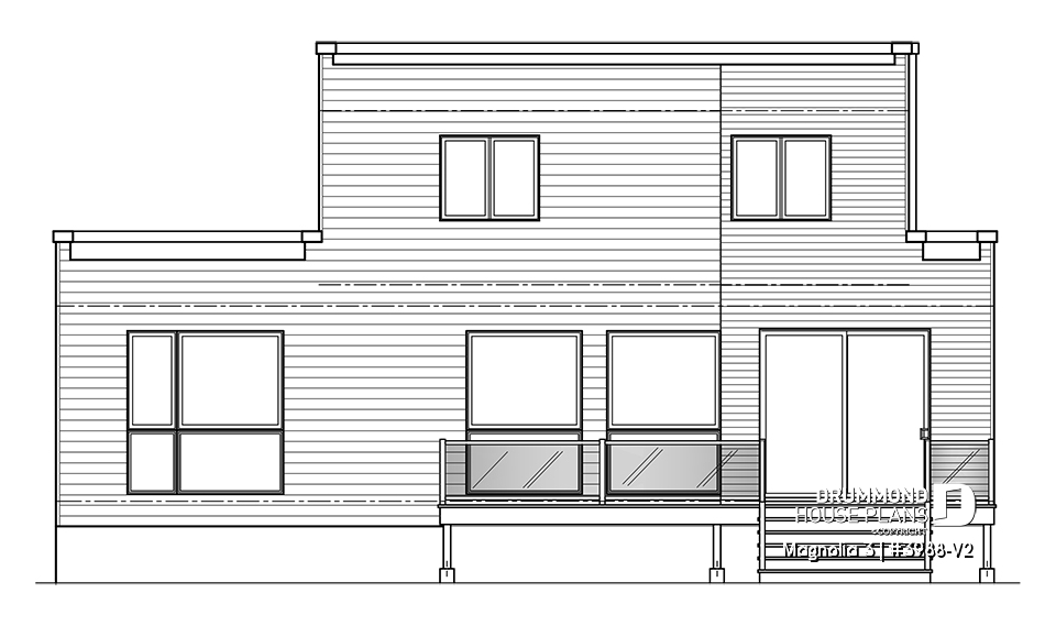 rear elevation - Magnolia 3