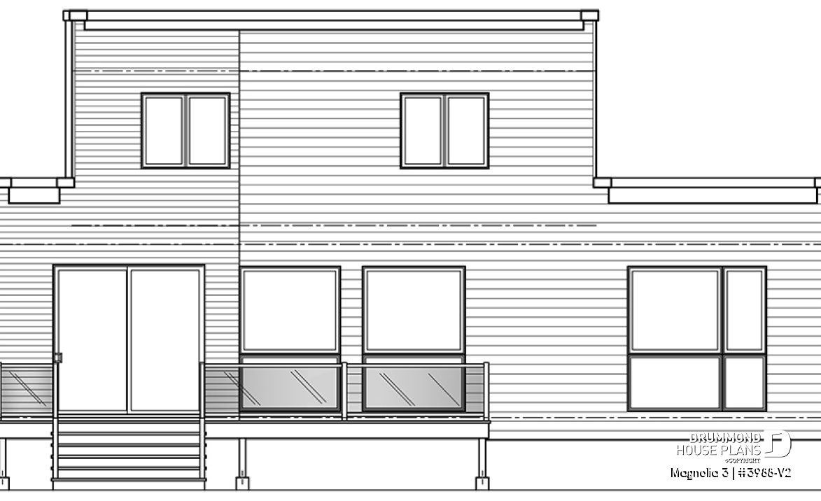 rear elevation - Magnolia 3