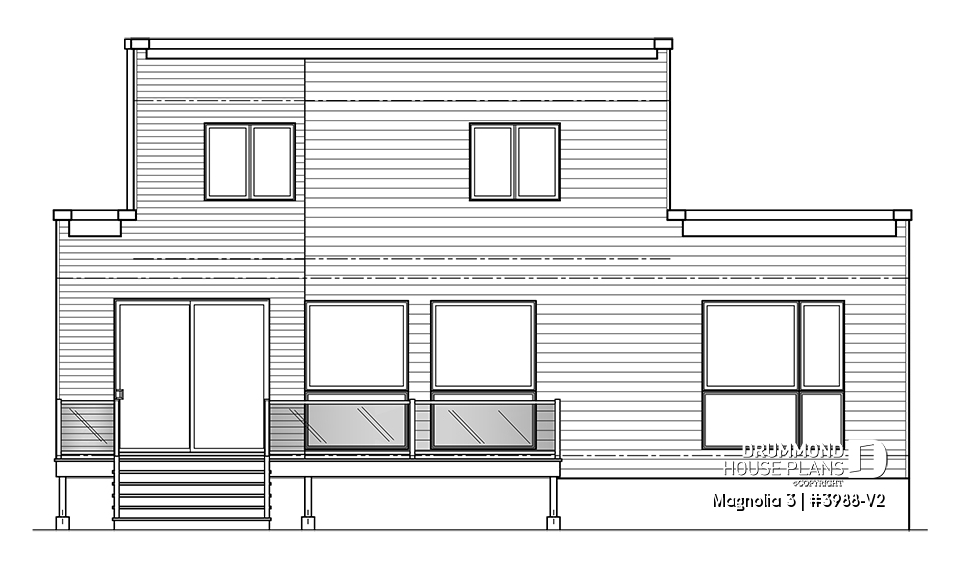 rear elevation - Magnolia 3