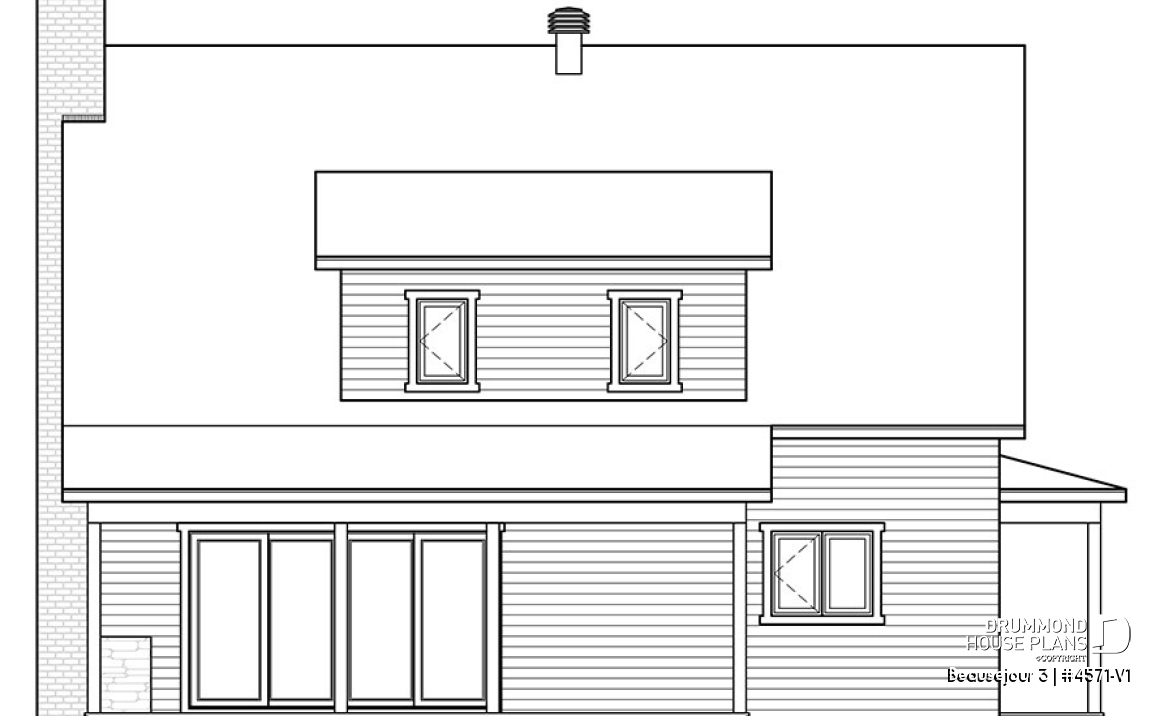 rear elevation - Beausejour 3