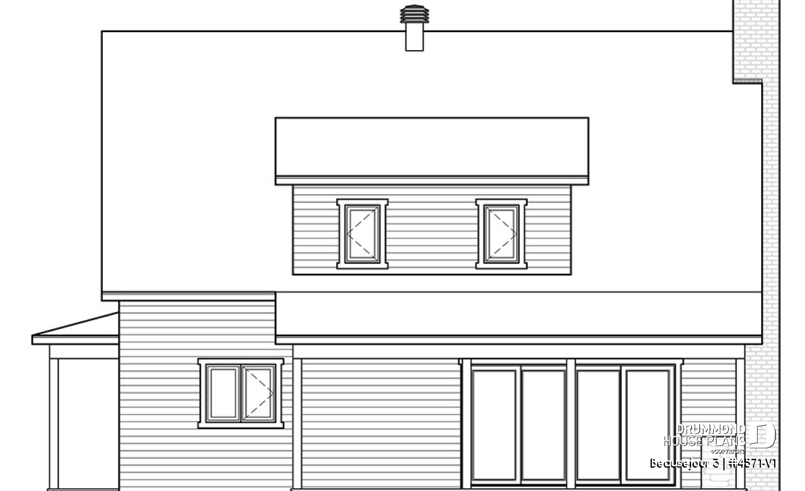 rear elevation - Beausejour 3