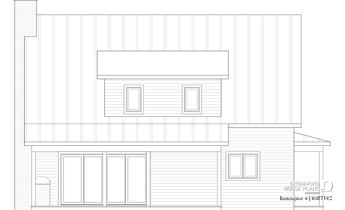 rear elevation - Beausejour 4