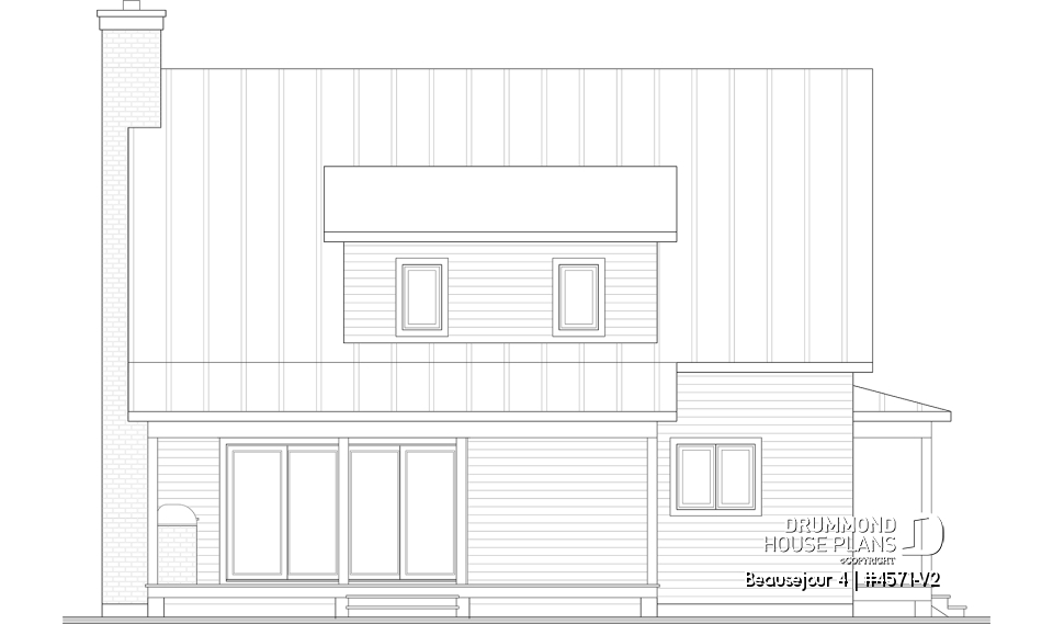 rear elevation - Beausejour 4