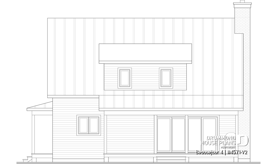 rear elevation - Beausejour 4