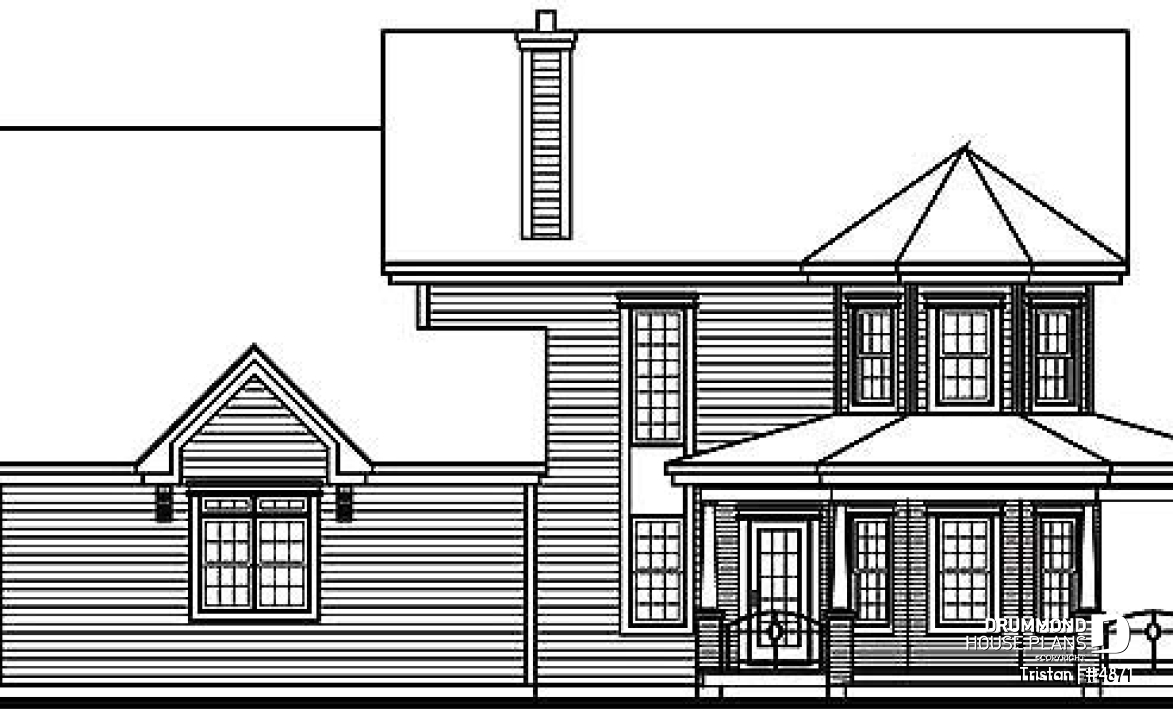 rear elevation - Tristan
