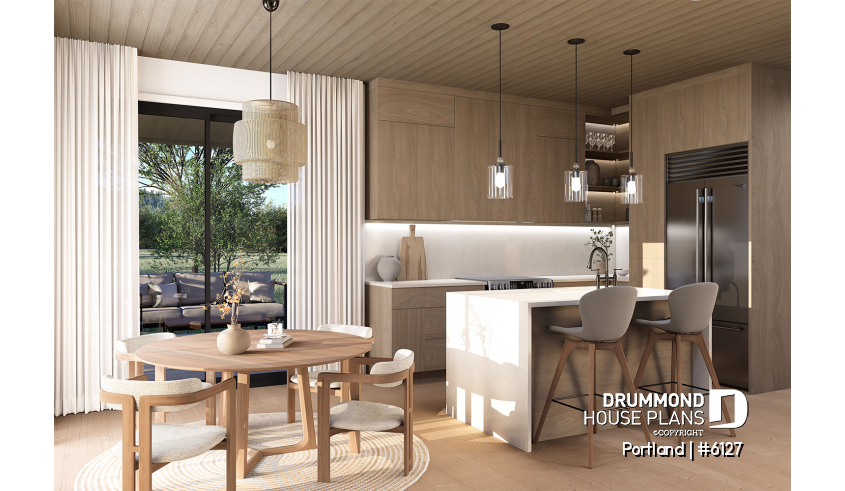 Photo Dining room of house plan 6127 Photo Dining room - Portland