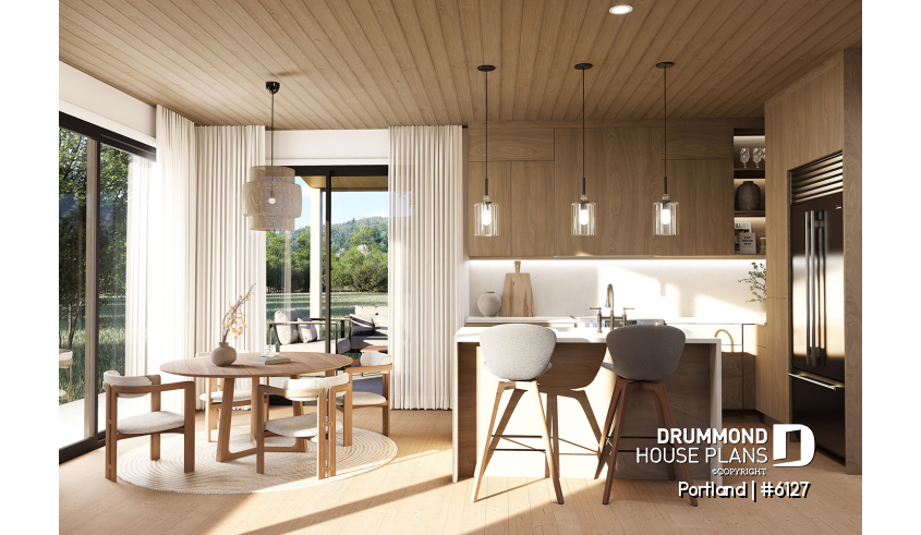 Photo Kitchen of house plan 6127 Photo Kitchen - Portland