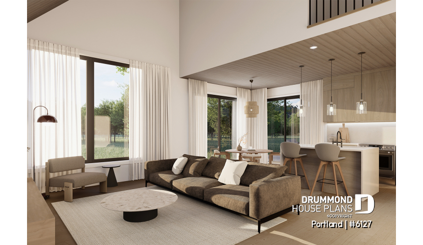 Photo Sitting room of house plan 6127 Photo Sitting room - Portland