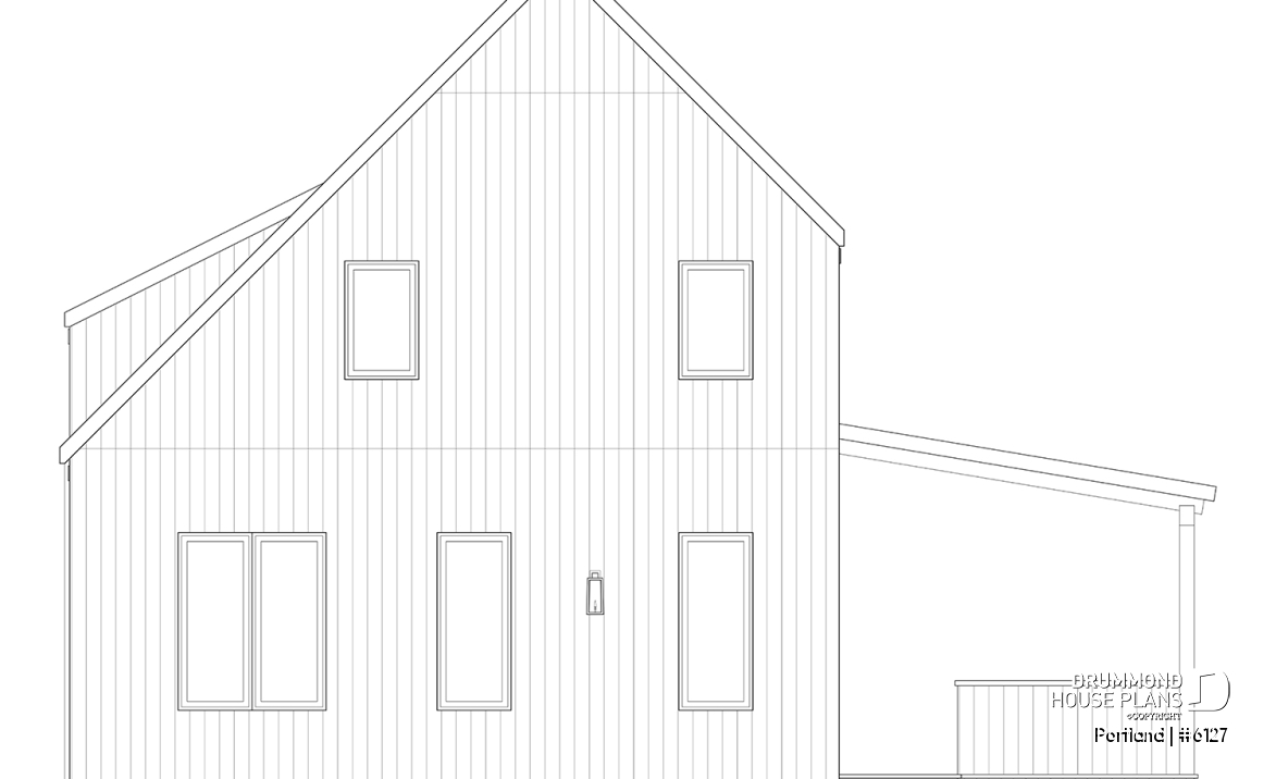 rear elevation - Portland