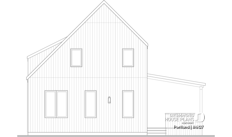 rear elevation - Portland