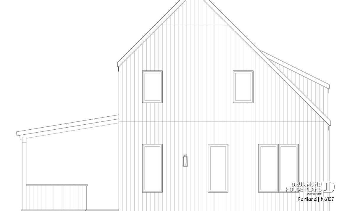 rear elevation - Portland