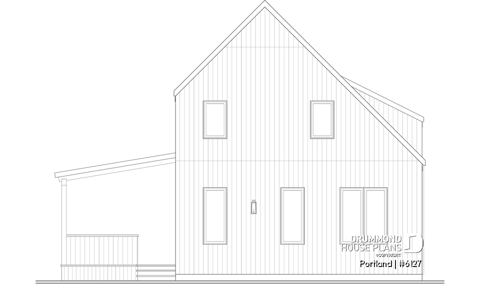 rear elevation - Portland