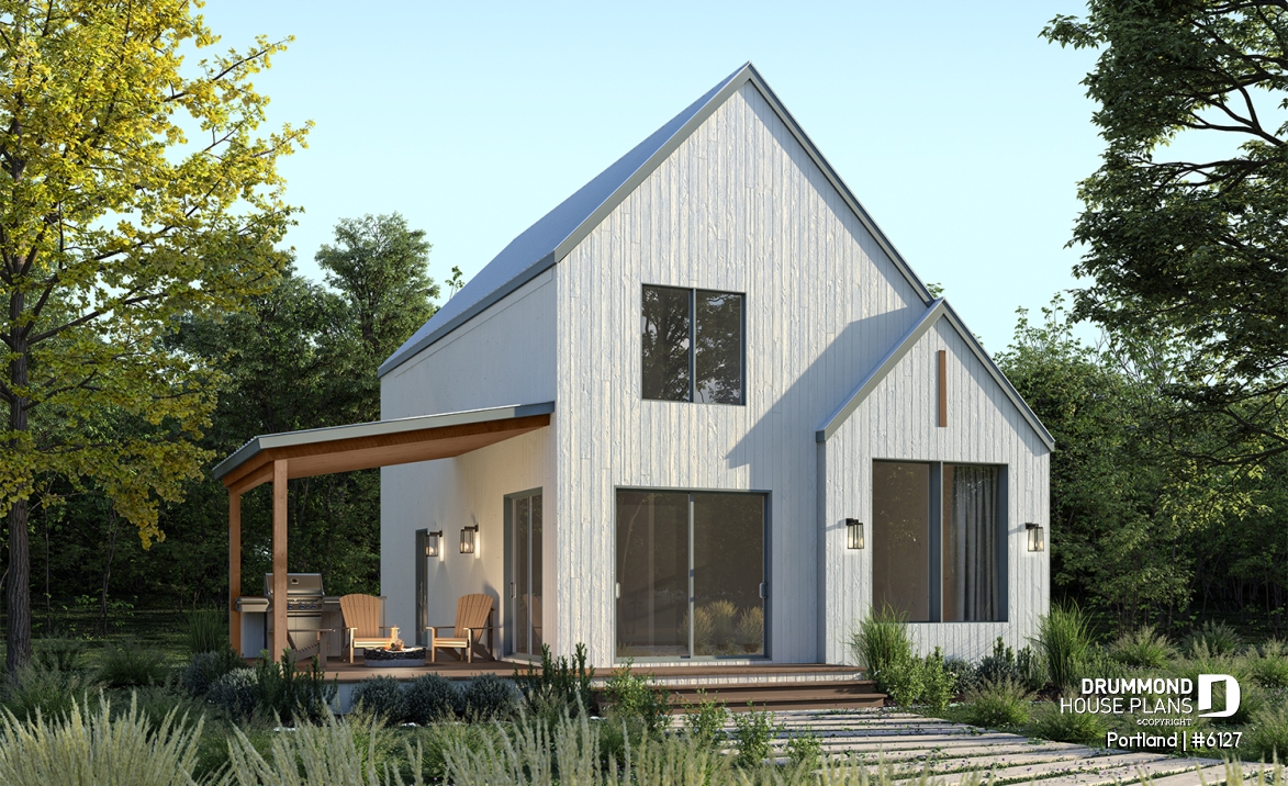 Rear view - BASE MODEL - Portland