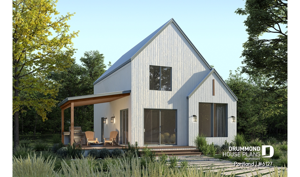 Rear view - BASE MODEL - Portland