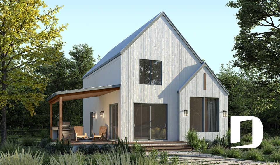 Rear view - BASE MODEL -  - Portland