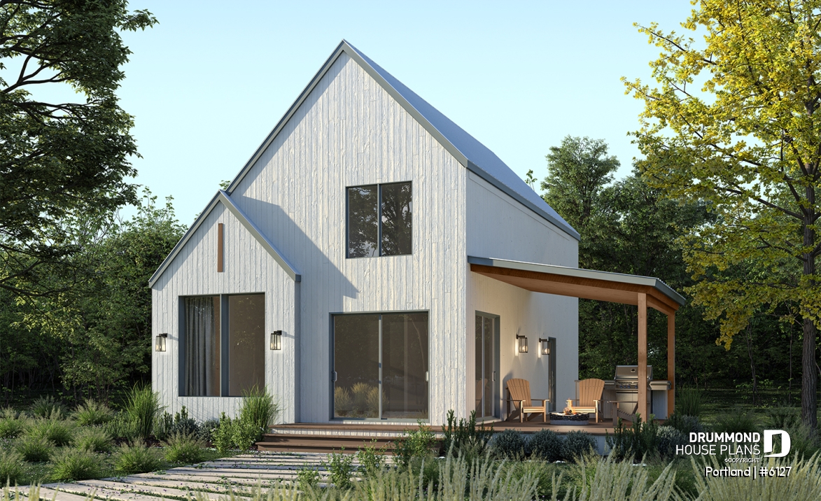 Rear view - BASE MODEL - Portland