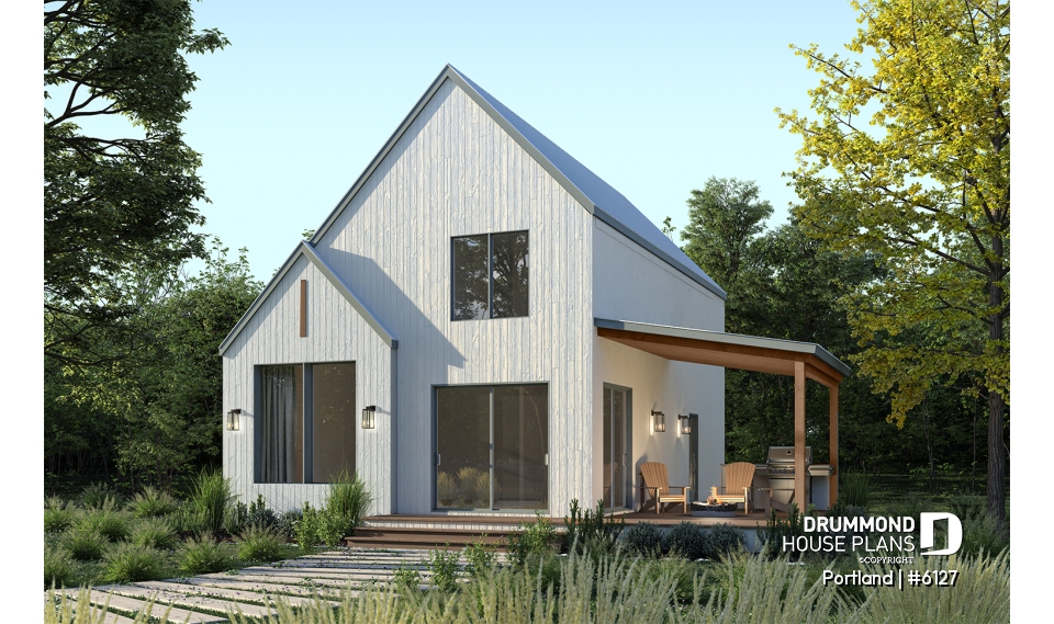 Rear view - BASE MODEL - Portland