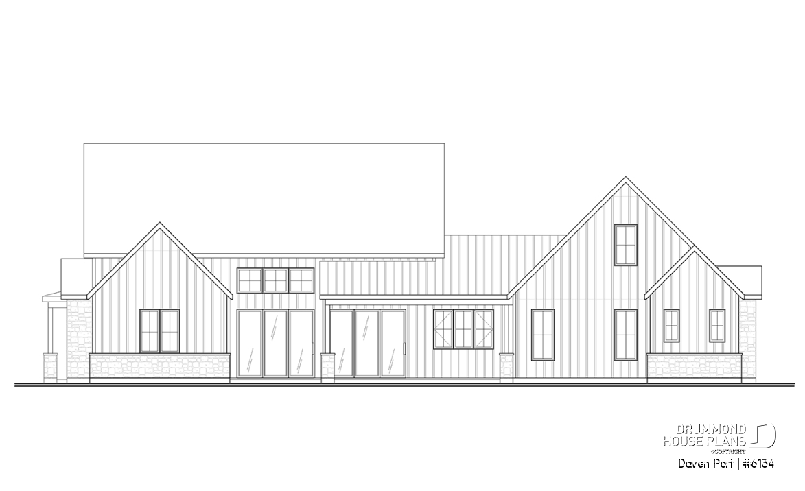 rear elevation - Daven Port