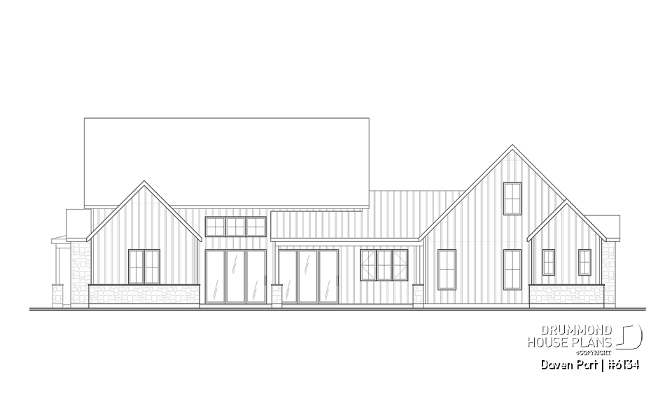 rear elevation - Daven Port