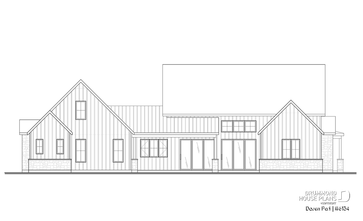 rear elevation - Daven Port