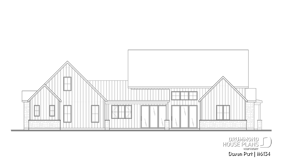 rear elevation - Daven Port
