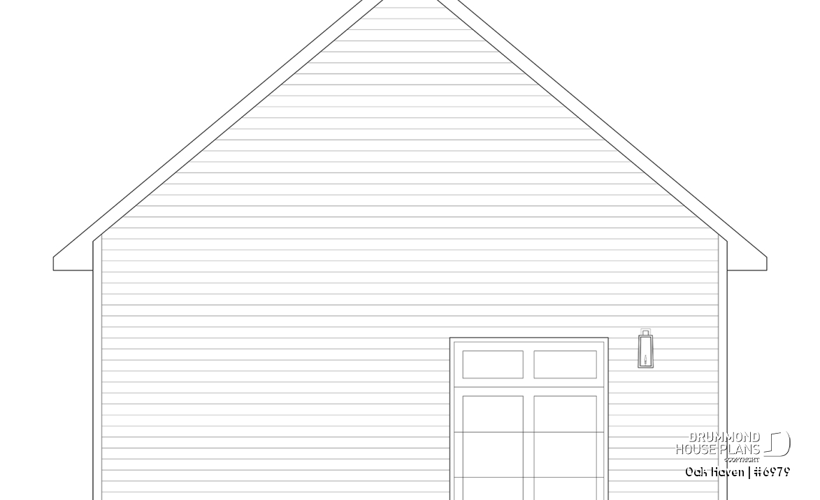 rear elevation - Oak Haven