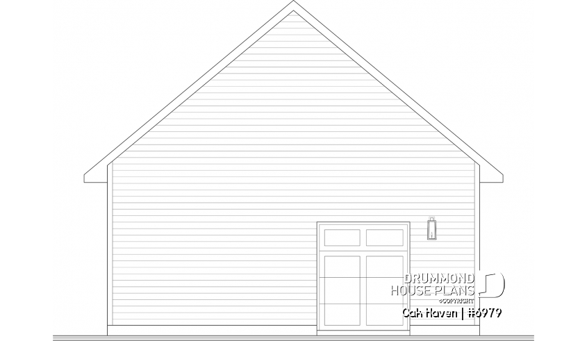 rear elevation - Oak Haven