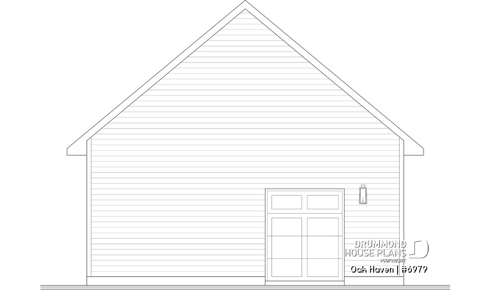 rear elevation - Oak Haven