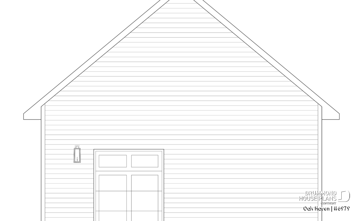 rear elevation - Oak Haven