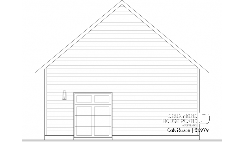 rear elevation - Oak Haven