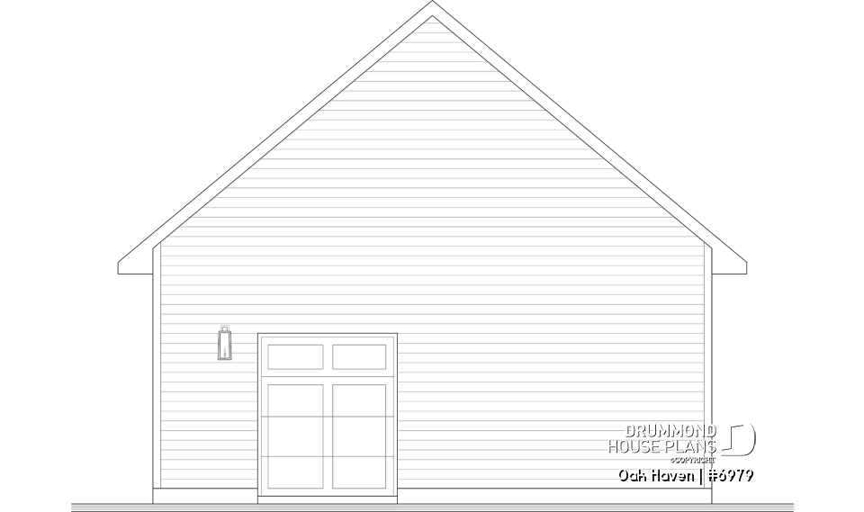 rear elevation - Oak Haven