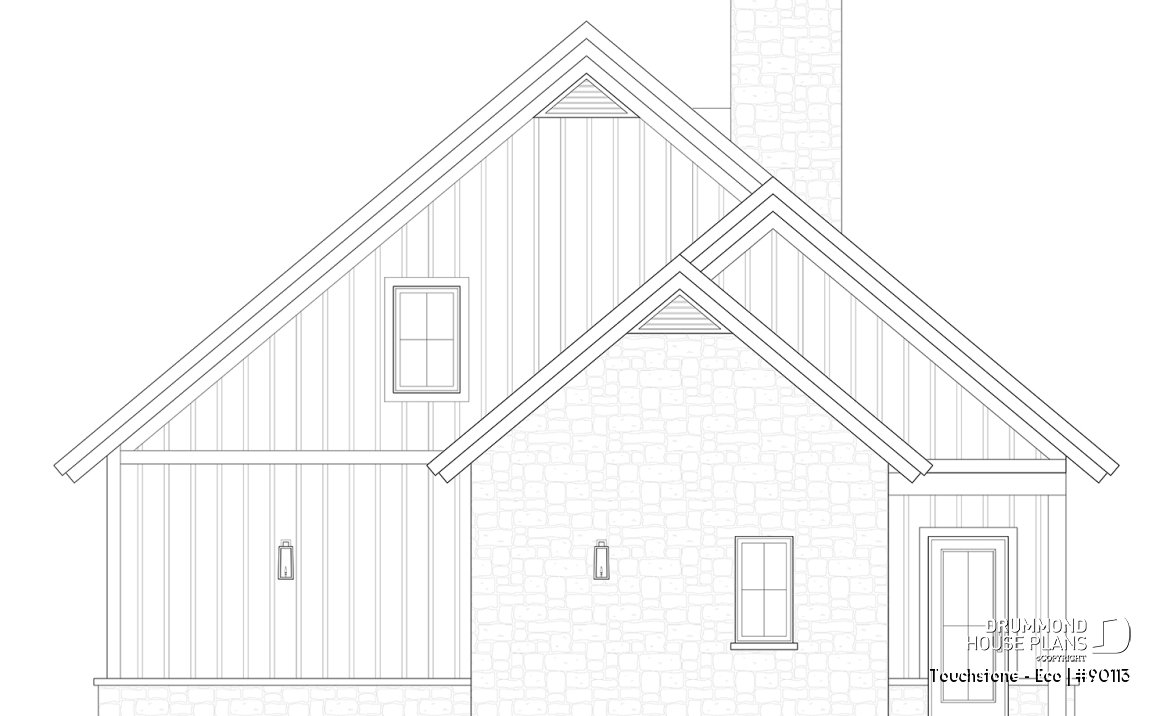 rear elevation - Touchstone - Eco