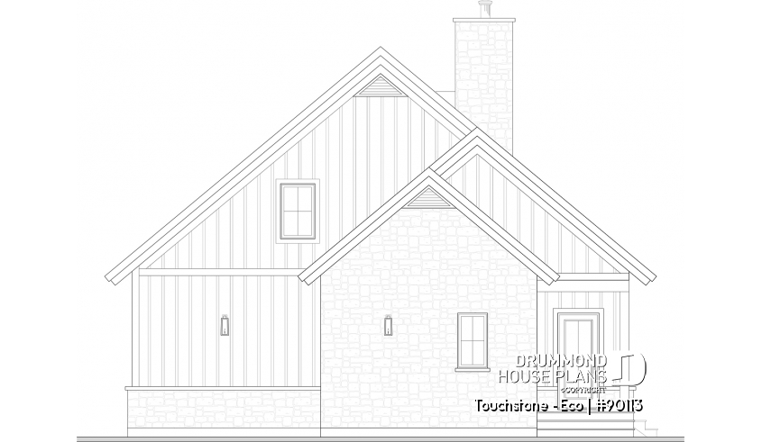 rear elevation - Touchstone - Eco