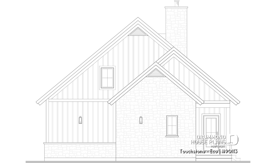 rear elevation - Touchstone - Eco