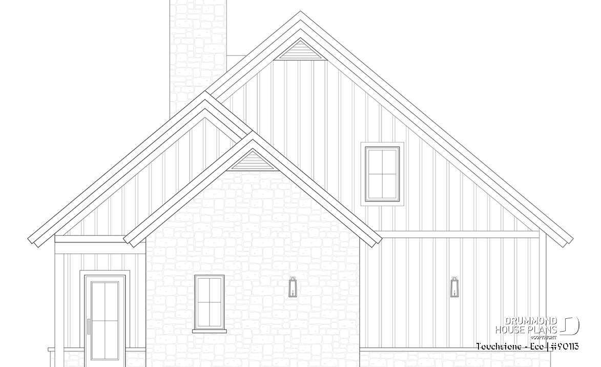 rear elevation - Touchstone - Eco