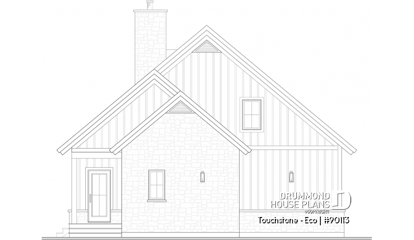 rear elevation - Touchstone - Eco