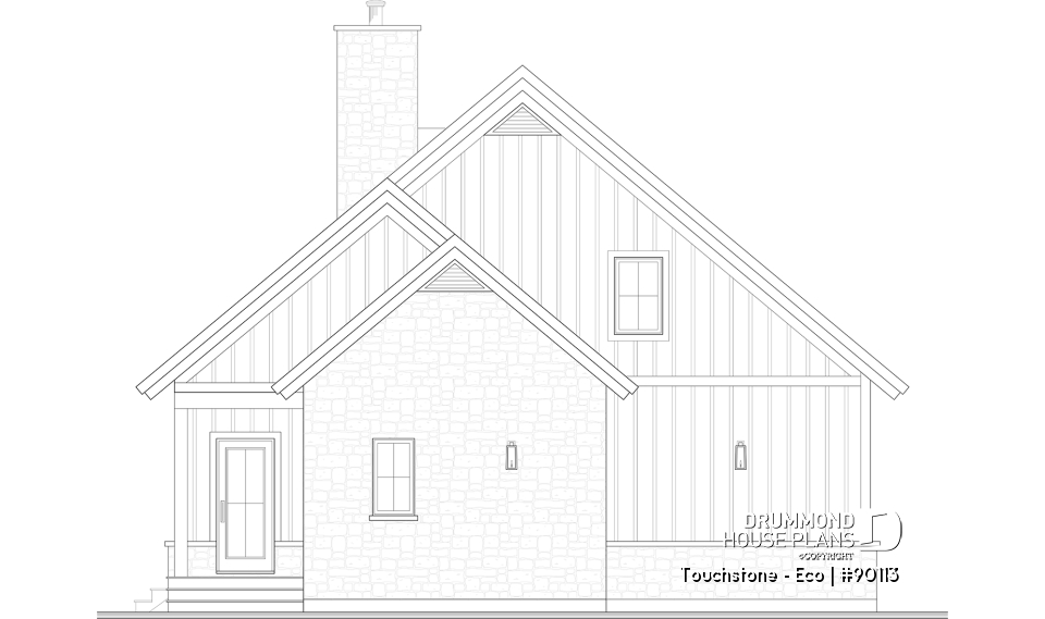 rear elevation - Touchstone - Eco