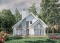 Rear view - BASE MODEL - Eco-friendly Cottage plan, panoramic view, 3 to 5 beds, cathedral ceiling, finished basement (*optional $) - Touchstone - Eco