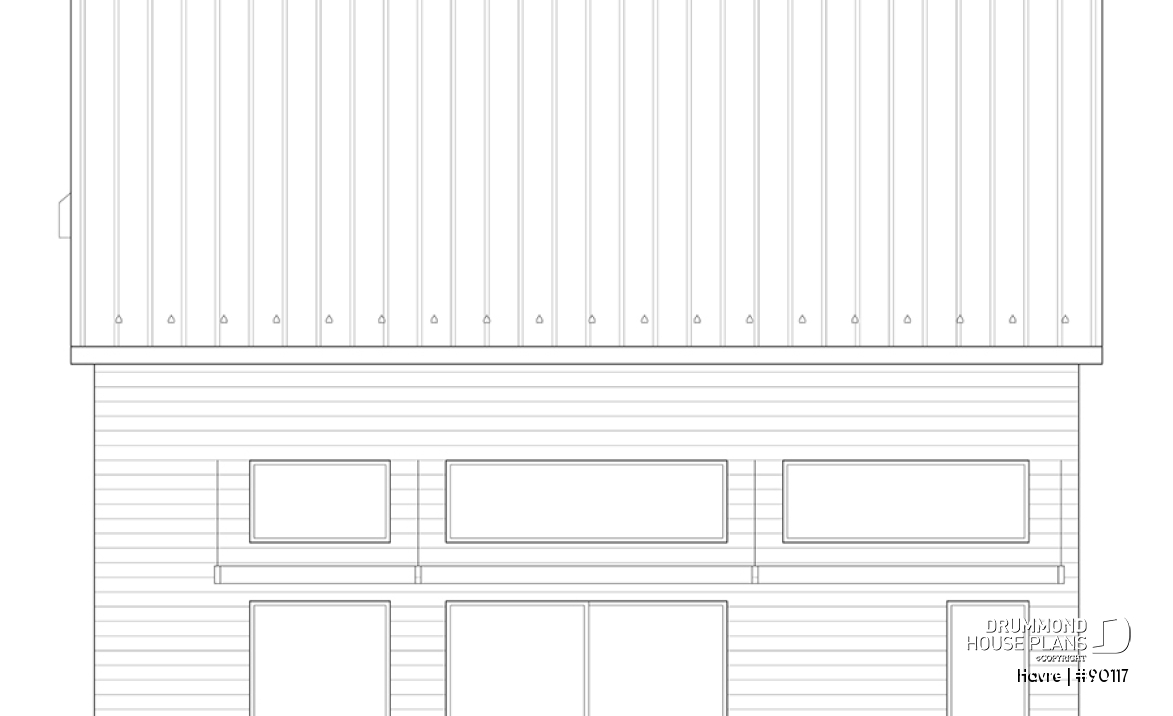 rear elevation - Havre