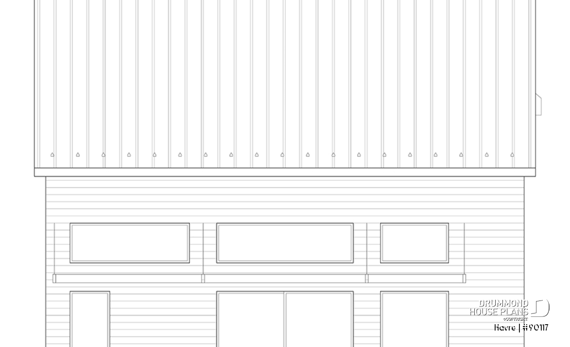 rear elevation - Havre