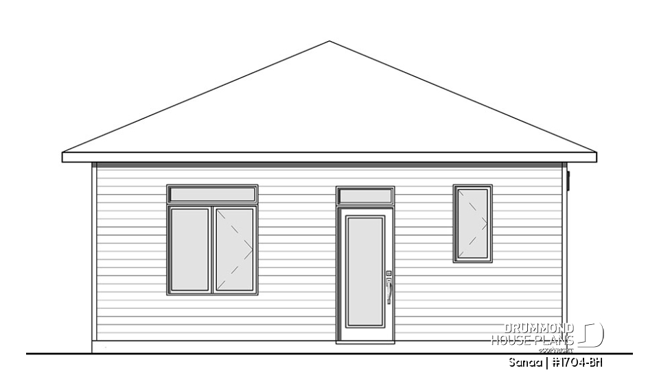 rear elevation - Sanaa