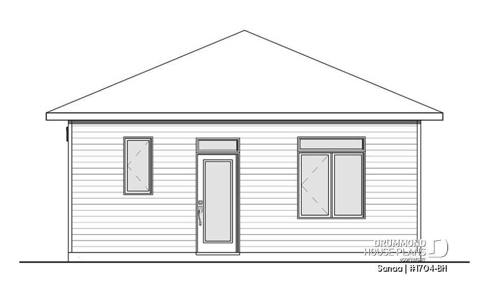 rear elevation - Sanaa