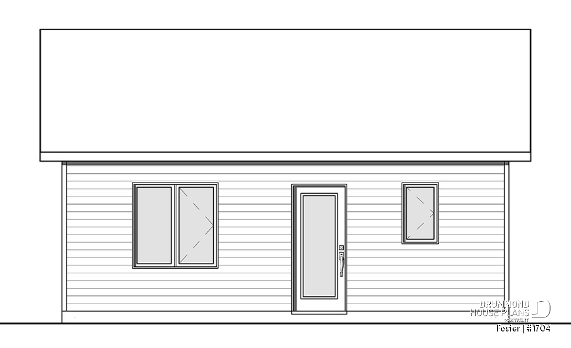 rear elevation - Foster