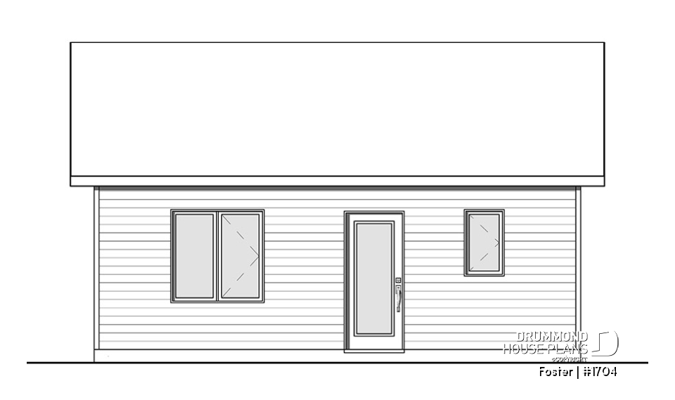 rear elevation - Foster