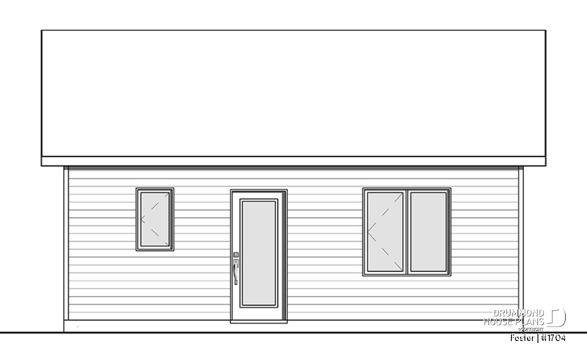 rear elevation - Foster
