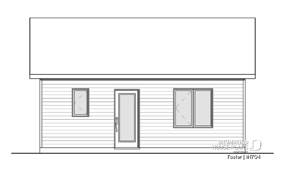 rear elevation - Foster